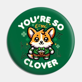 Corgi Puns St Patricks Day Irish Pin