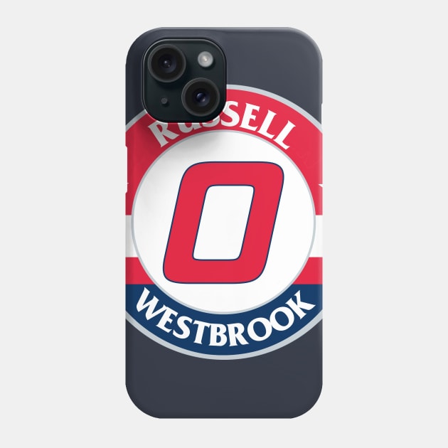 Russell Westbrook 0 Washington Wizards Phone Case by IronLung Designs