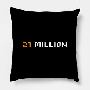 21 Million Bitcoin Pillow