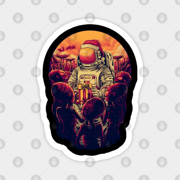 Astronauts aliens Mars contact Magnet by SpaceWiz95