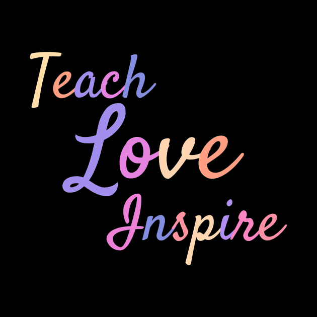 Inspiring teacher quote/gift/present by PickHerStickers