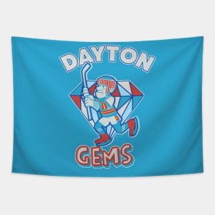 Defunct Dayton Gems Hockey Team Tapestry