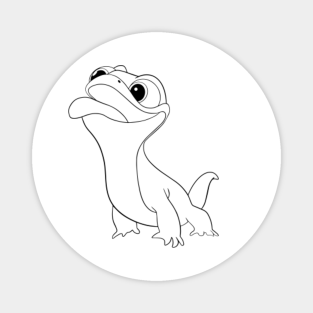 Bruni Frozen 2 Drawing Step By Step Bruni Frozen 2 Lizard Cute Fire Ice Magnets Teepublic bruni frozen 2 lizard cute fire ice