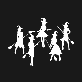 Sexy Witches Silhouette T-Shirt