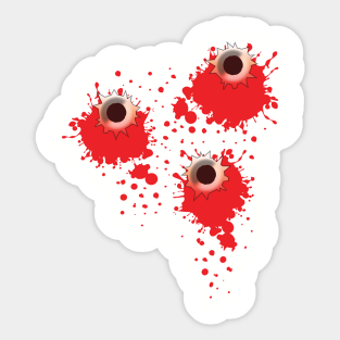 Bullet Hole Stickers for Sale | TeePublic