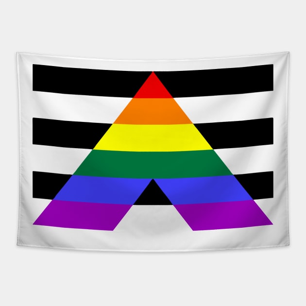 Straight Ally Tapestry by herry.le