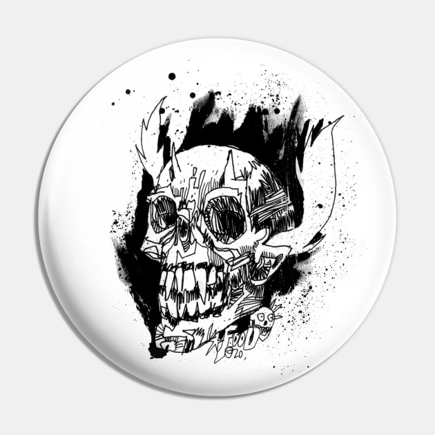 DEVIL SKULL'S DAY OUT Pin by Jim Mahfood