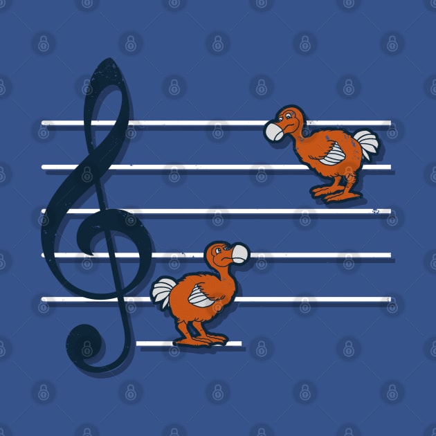 Funny Cute Original Music Inspired Doremi Dodo Birds Clever Gift For Musicians by BoggsNicolas