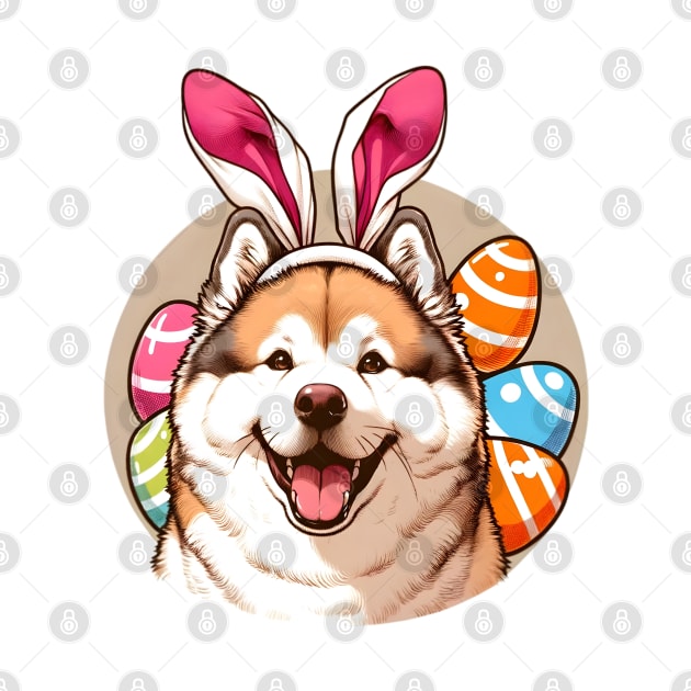 Kishu Ken Wears Bunny Ears for Easter Fun by ArtRUs