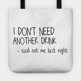 PARTY DRINKING FUNNY Tote