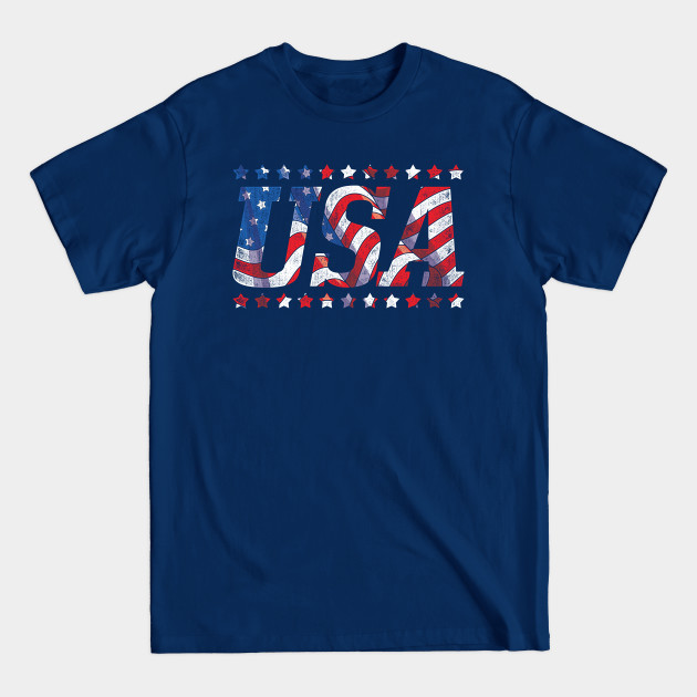 Disover Patriotic USA Lover American Liberty Patriot US Flag 4th Of July - 4th Of July - T-Shirt