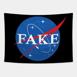 Nasa Fake Logo Tapestry