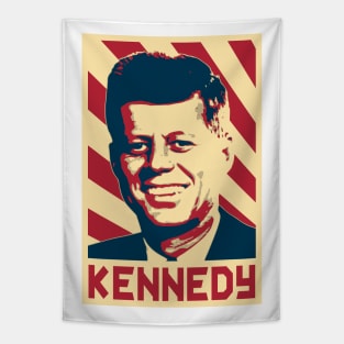 Kennedy Retro Propaganda Tapestry