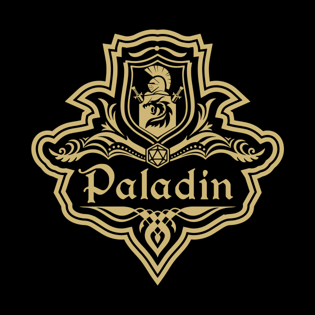 D&D Paladin 1 Color Emblem by Sunburst