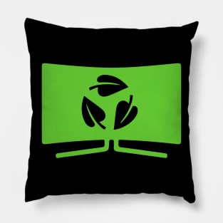 ecology tv Pillow