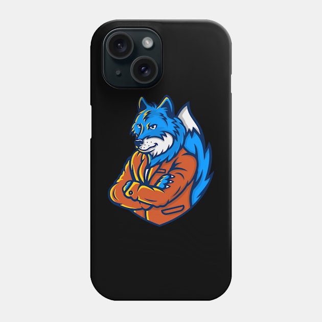 Business Wolf Phone Case by Shankara