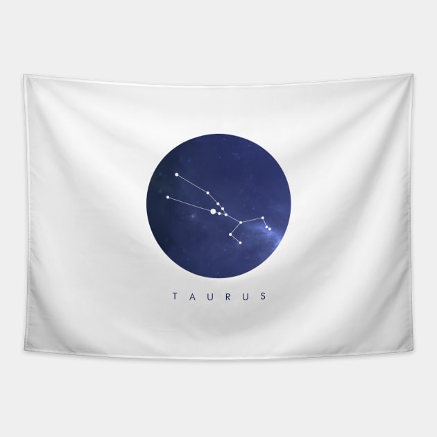Taurus Constellation Tapestry by clothespin