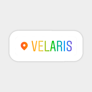 ACOTAR Velaris Location Rainbow Magnet