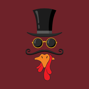 Hilarious Turkey Face clown , Perfect for Thanksgiving & Christmas T-Shirt