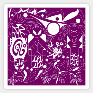 Ultra Violet Pixel Art Sticker for Sale by Tobias-Jay