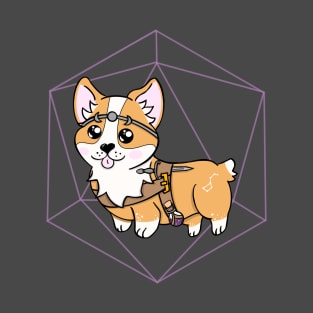 Corgi Stargazer | Sorcerer | Alchemist | Astrology | DND Dog T-Shirt