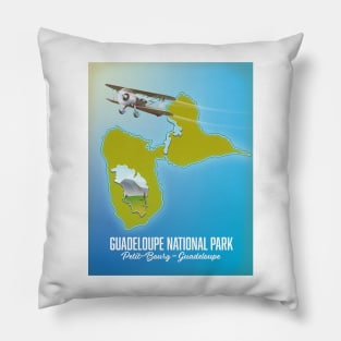 Guadeloupe National Park map Pillow