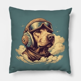 Aviator retriever Pillow