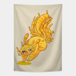 Yellow monster Tapestry