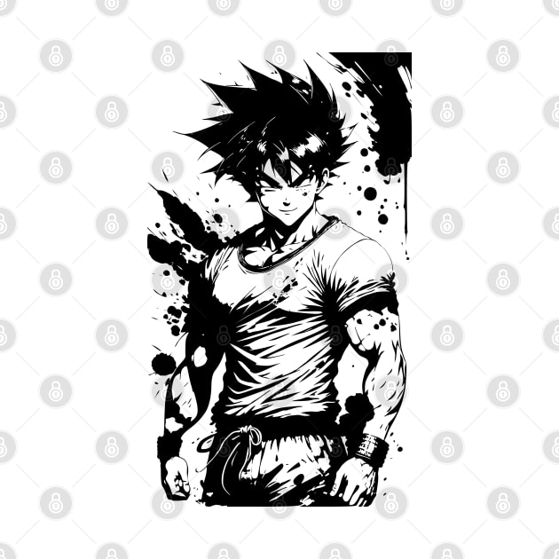 Fan Art Of Goku 03 by SanTees