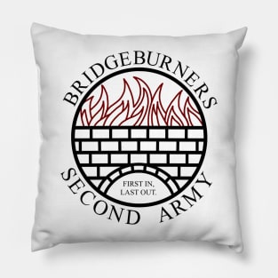 Bridgeburners Text Pillow