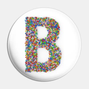 Sweet sprinkles - letter B Pin