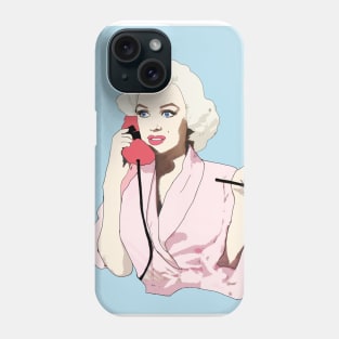 Marilyn Monroe light blue Phone Case