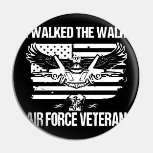 i walked the walk veteran Pin