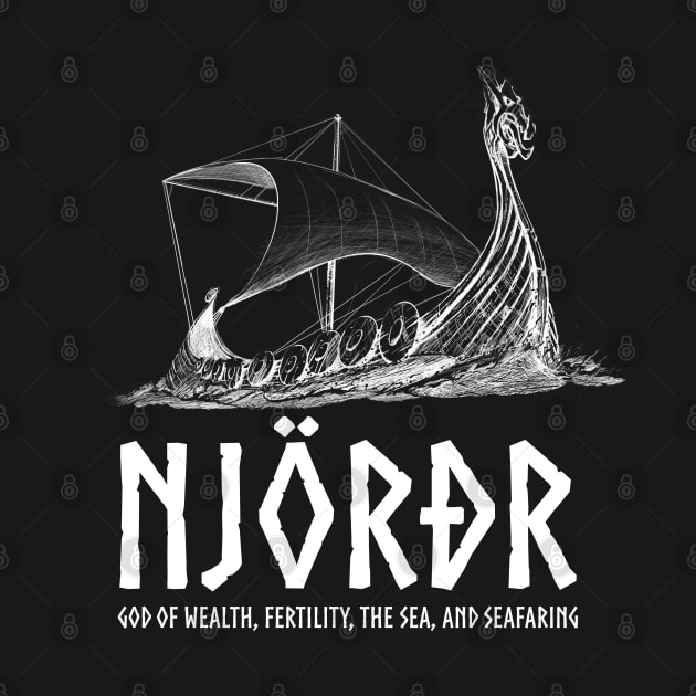 Viking Mythology Njord Norse God Of The Sea And Seafaring by Styr Designs