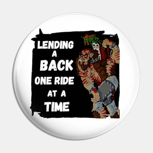 Lending a back one ride at a time Pin