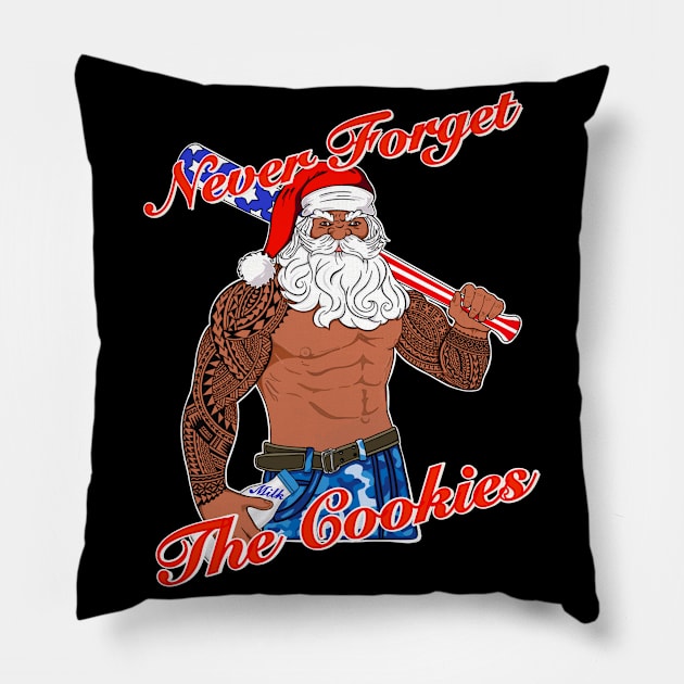 Never forget the cookies Pillow by Tikitattoo