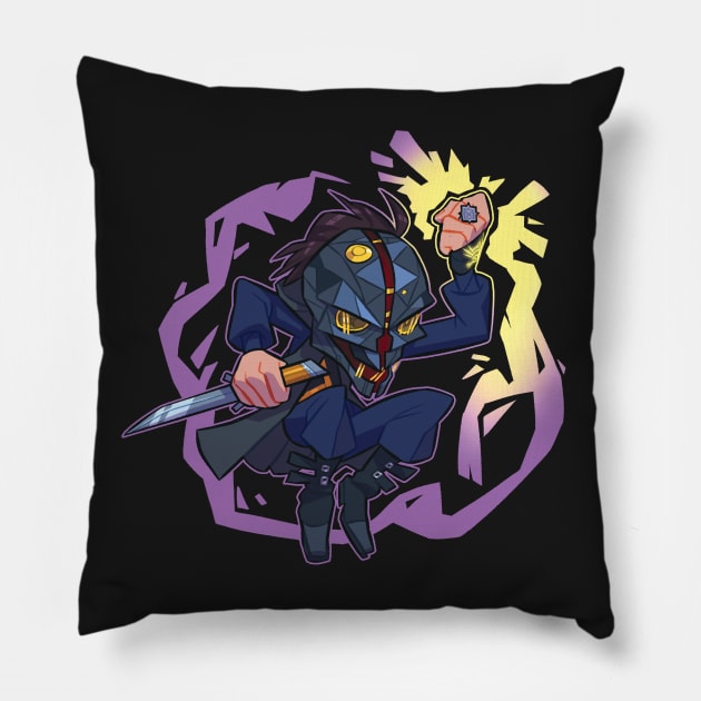 Corvo Pillow by GalooGameLady