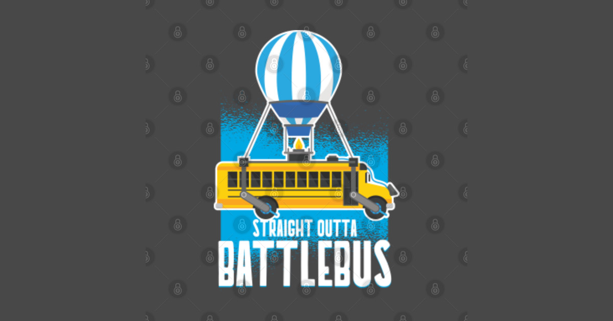 Fortnite Battlebus Battlebus Sticker TeePublic