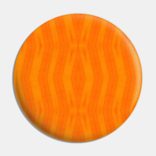 Pumpkin Orange Pattern Pin