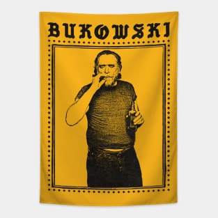 Charles Bukowski / Original Punkstyle Design Tapestry