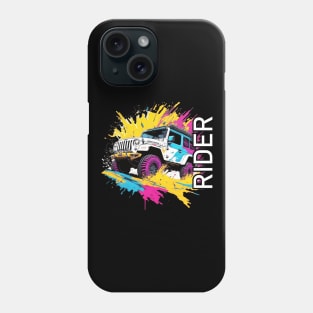 Rider vintage retro design Phone Case