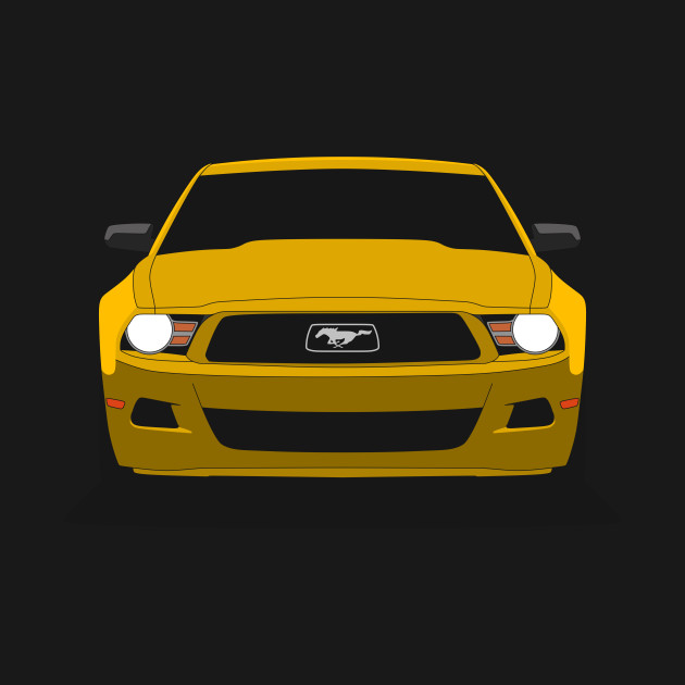 Discover Yellow Ford Mustang - Ford Mustang - T-Shirt