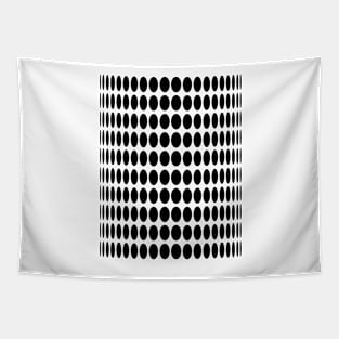 Black dots Tapestry