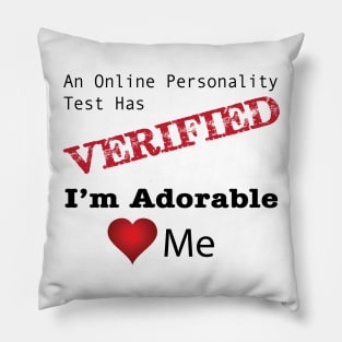 Online Personality Verified Pillow