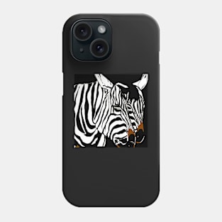 Zebra Black and White Phone Case