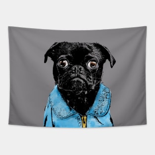 Cool Punk Pug - Would You Look At ME? Tapestry