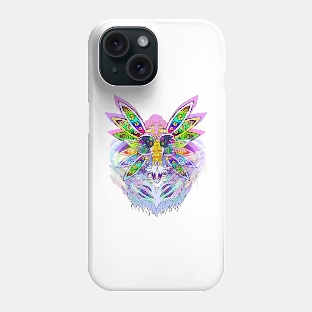 Hypno Rabbit Bust Phone Case by mothammer