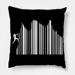 Barcode Climbing - Supermarket - Climber - Hiker Pillow