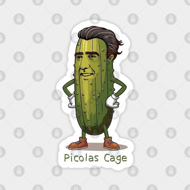 Picolas Cage Magnet by Mr.PopArts