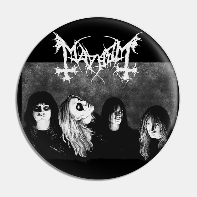 mayhem black Pin by shipovik